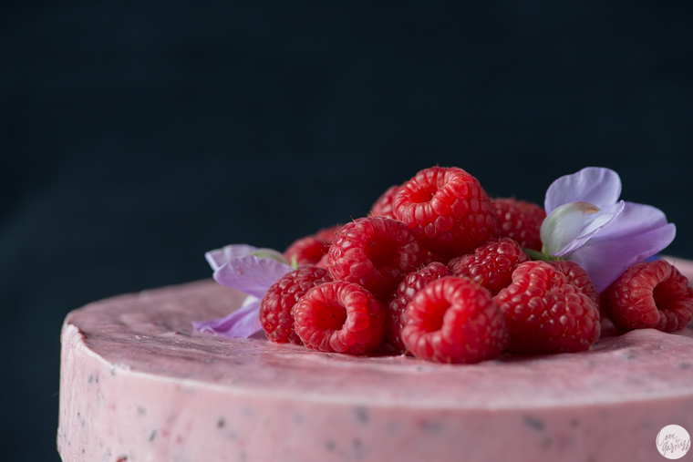 raspberry ice cream cake