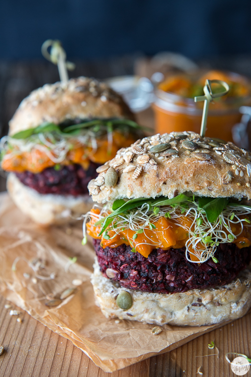 The Divine Veggie Burger: Beets, Shiitake, and a Chipotle Tomato Jam ...